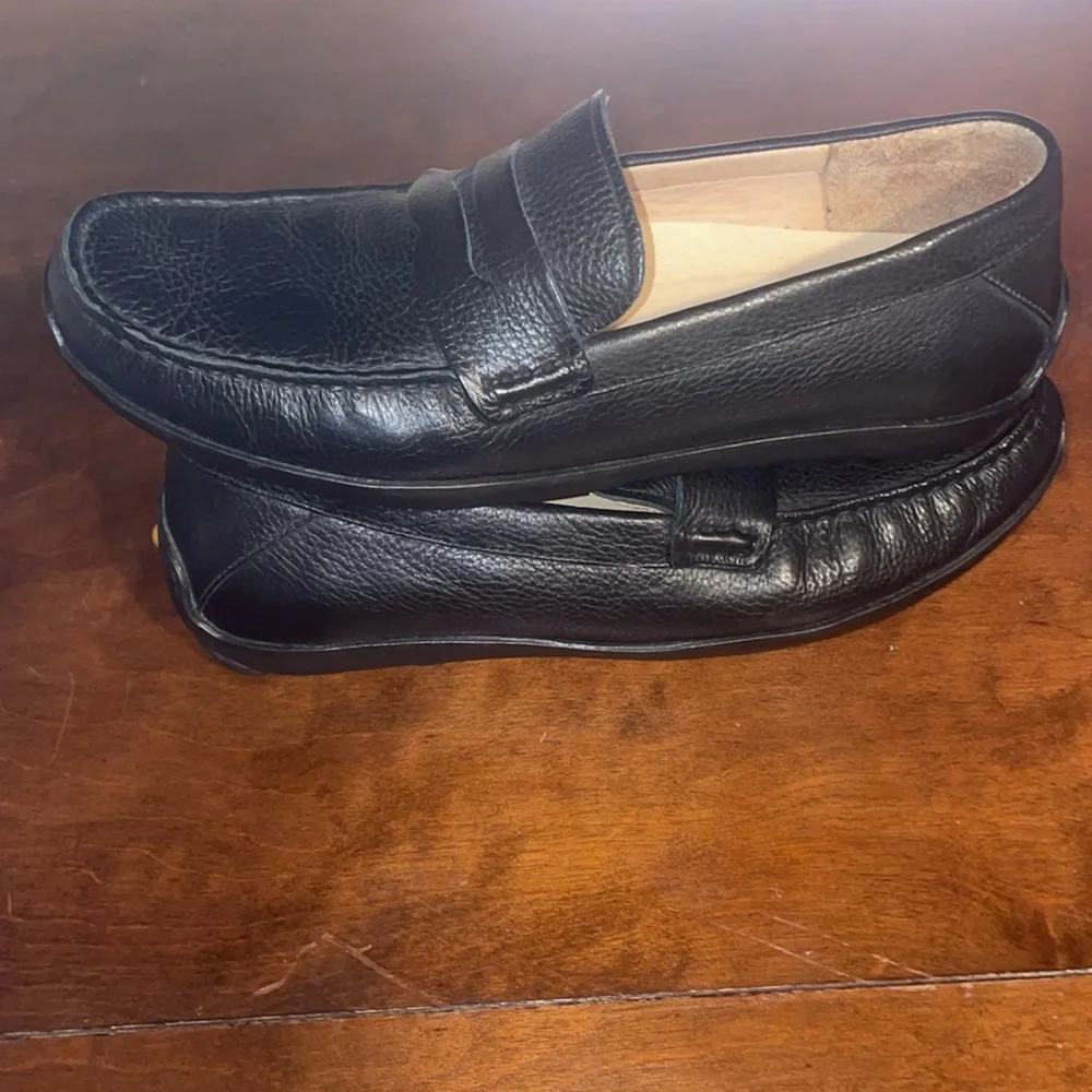 Samuel Hubbard Men’s 10 M Black Slip On Loafers Dress Shoes Free Spirit Driver